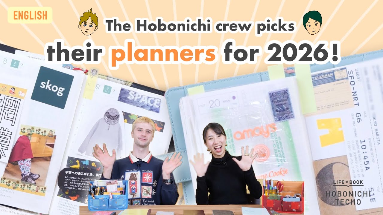 [EN]Hobonichi Crew Picks Their 2026 Techos | Work, Life Logs & Favorite Stationery