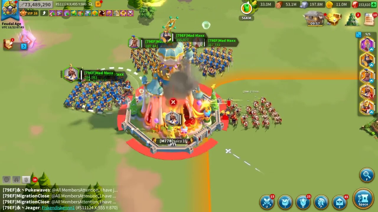 whale DRUNK Swarming cities from my old kingdom Kvk1