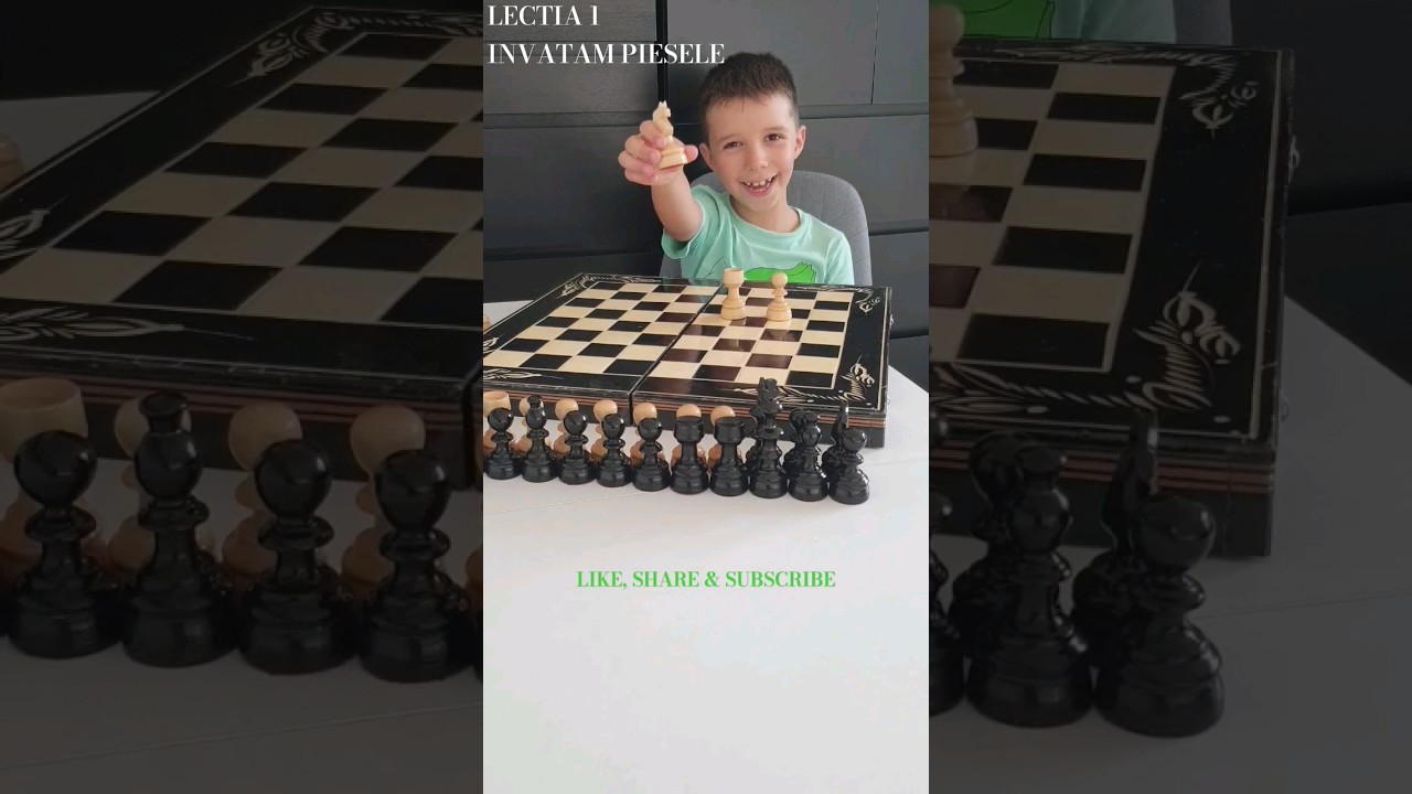 LECTIA 1 SAH- INVATAM PIESELE #sah #invatasah #joacasah #chess #playchess #scoaladesah #sahcudavid