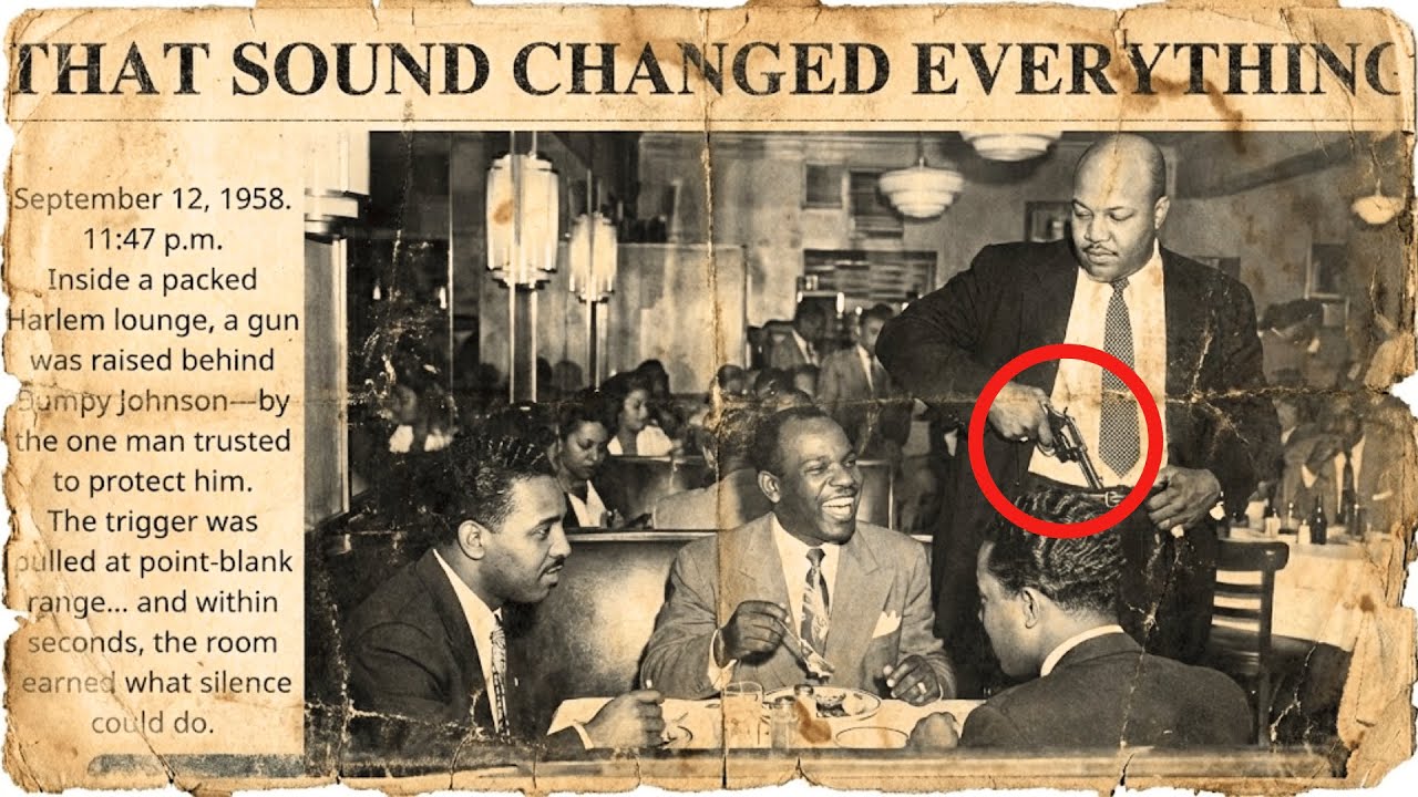 1958: Bumpy Johnson's Bodyguard PULLED THE TRIGGER at Point Blank Range—This Sound Changed History