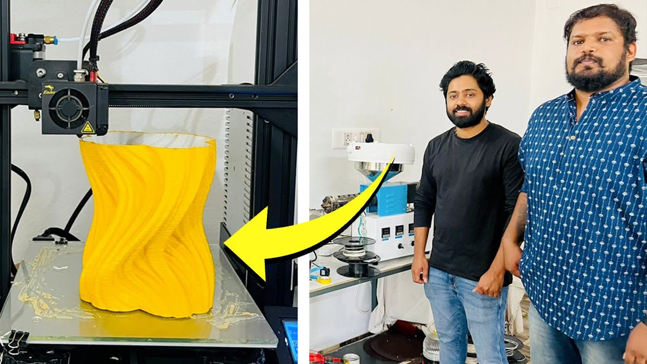 3D പ്രിന്റിങ് വഴി ചെടി ചട്ടികൾ ഉണ്ടാക്കുന്നത് കാണാം | Making Flower Pots 3D Printing
