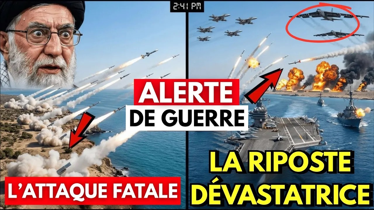 14H41 – L’IRAN TIRE 24 MISSILES SUR L’USS EISENHOWER :TOUS INTERCEPTÉS, 14 BASES RAYÉES DE LA CARTE