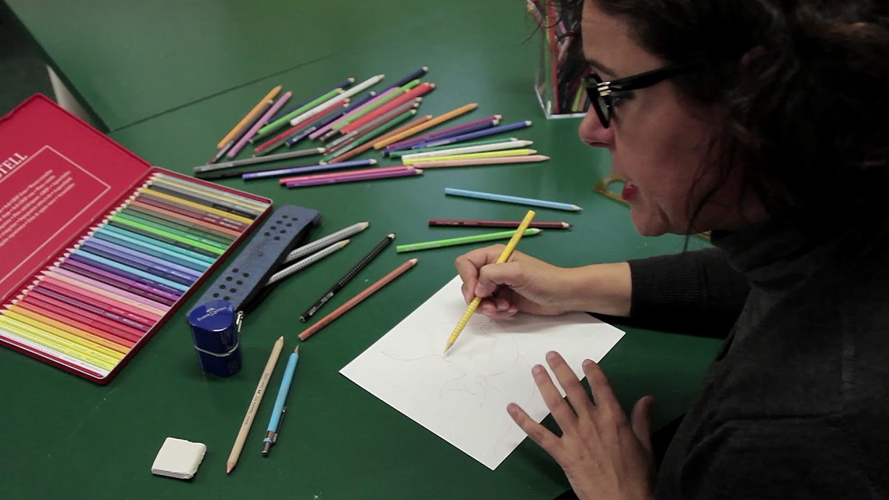 Tutorial | Matite colorate acquerellabili Colour Grip | Faber-Castell, con Giuliana Donati