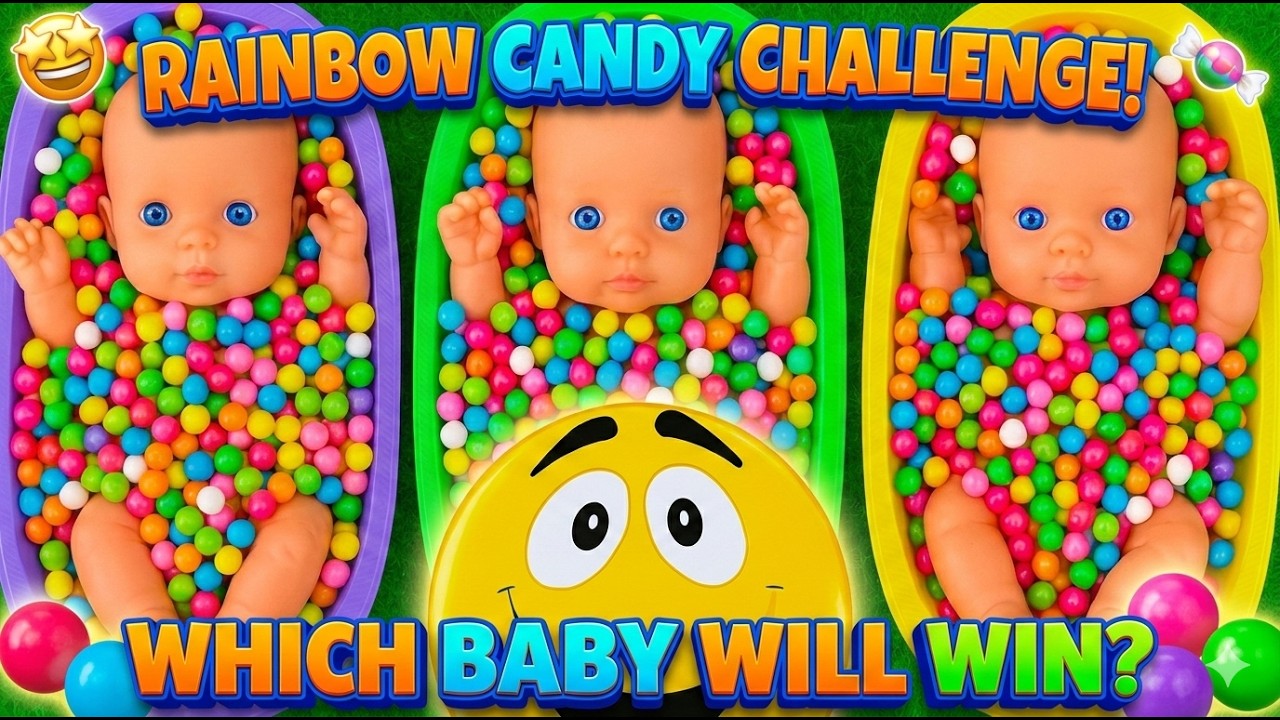 3 Minutes Satisfying Video | Mixing Funny Candy ASMR & Make Up in 3 Bathtubs with Magic M&M's Slime