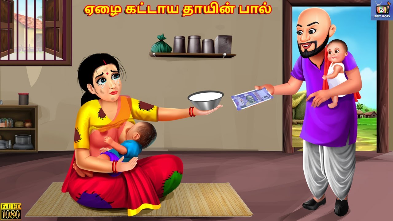 Eḻai kaṭṭaya tayiṉ pal | Tamil Stories | Tamil Story |Tamil Kavithaigal | Tamil Cartoon | Tamil
