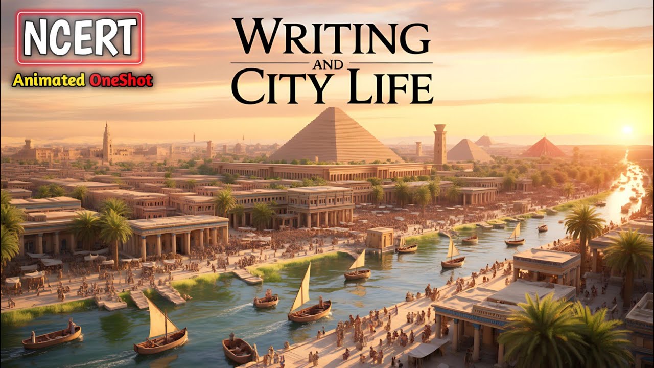 Writing And City Life (Animation OneShot) Class 11th History