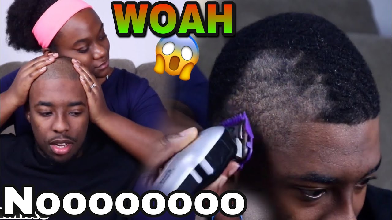 HIS WIFE SCALPED HIS 360 WAVES 😭 reaction