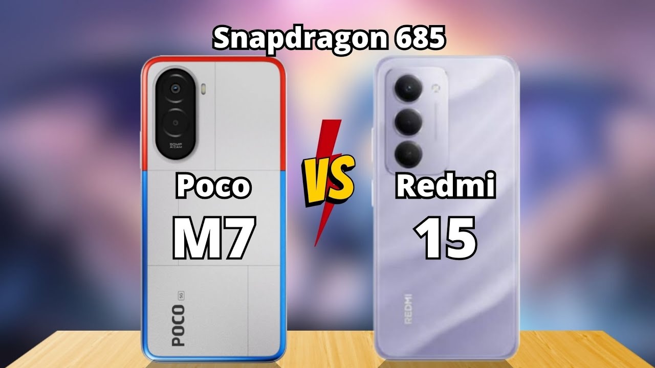 Poco M7 vs Redmi 15 Comparison