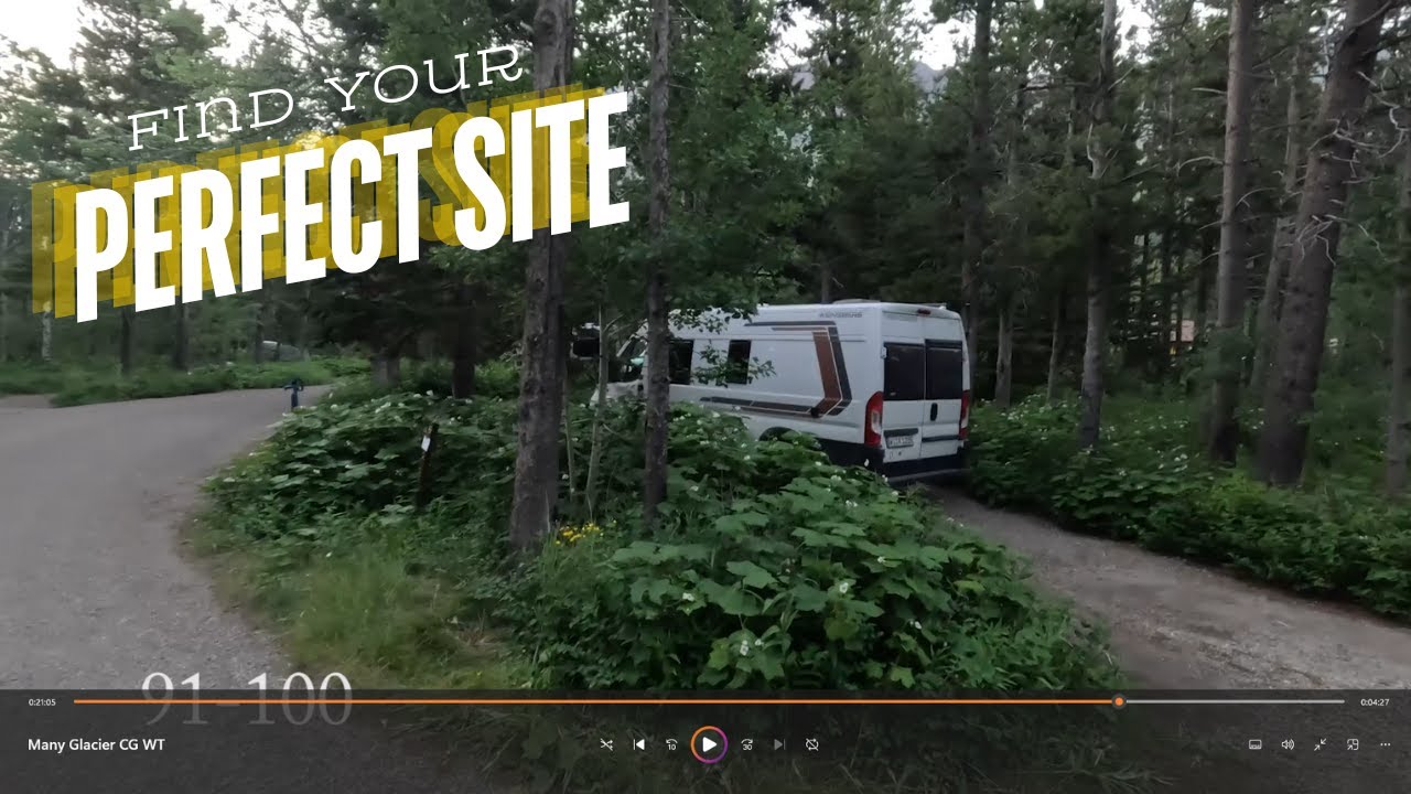 Many Glacier Campground Walk Through in Glacier National Park