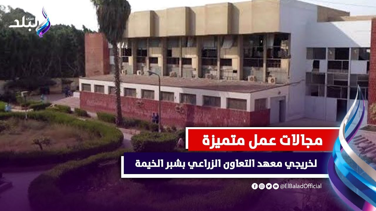احمد جلال مجالات عمل متميزة لخريجي معهد التعاون الزراعي بشبر الخيمة