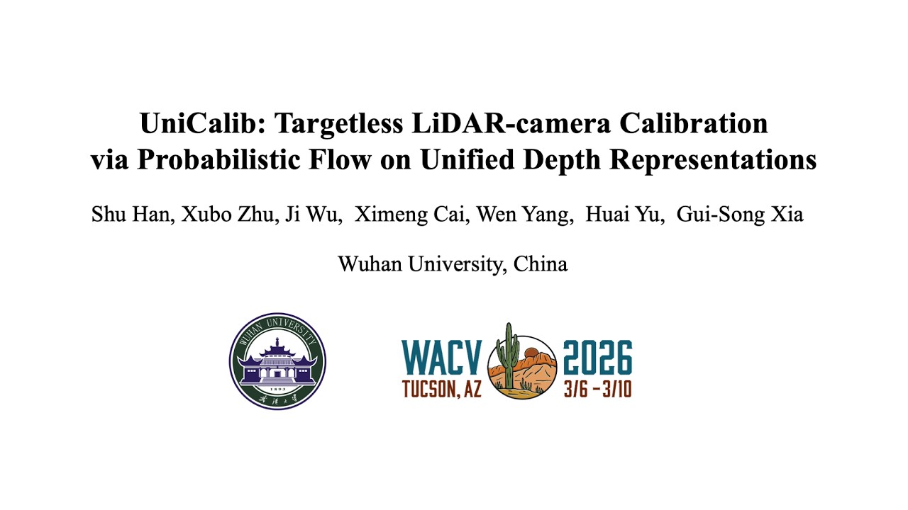 UniCalib:Targetless LiDAR-camera Calibration via Probabilistic Flow on Unified Depth Representations