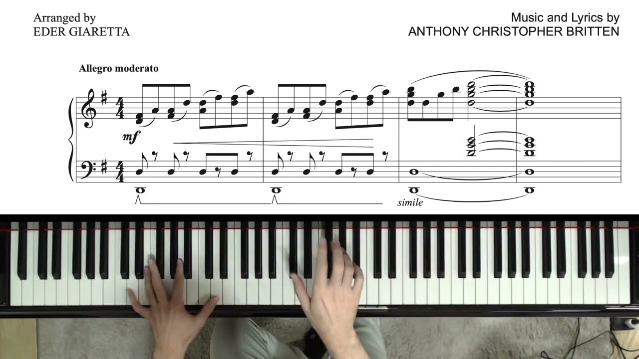 The BEST Piano Arrangement of UEFA Champions League Anthem by Eder Giaretta