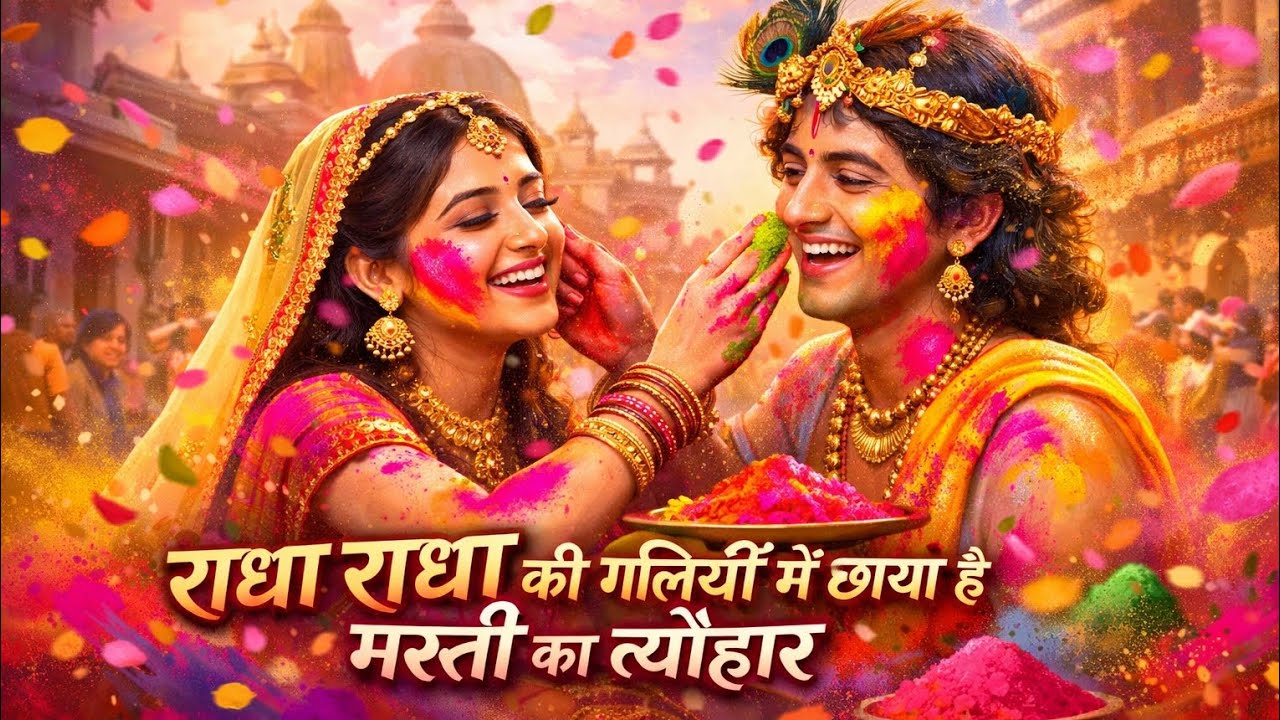  Radha ki galiyon Mein Chhaya hai Masti ka Tyohar 🎵