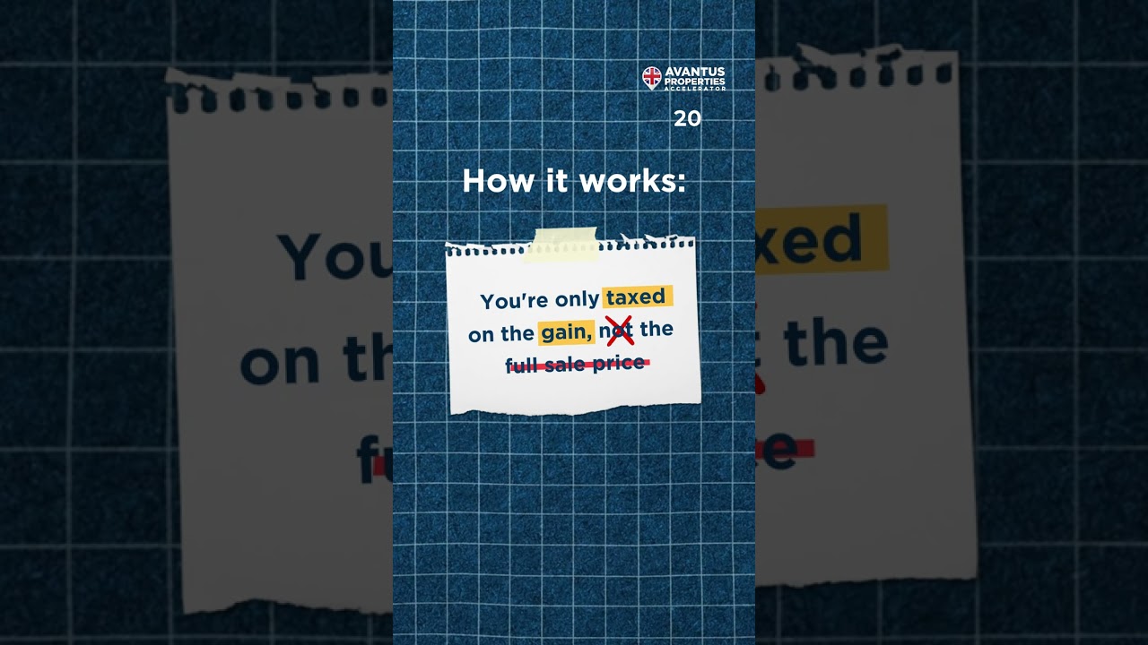 Capital Gains Tax Explained in 30 Seconds – UK Property Tax Tips!