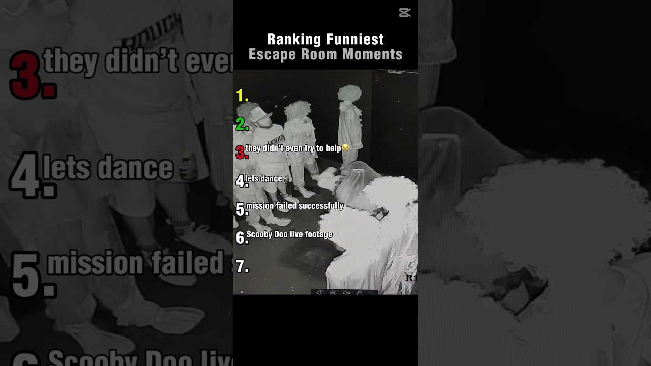 Ranking Funniest Escape Room Moments
