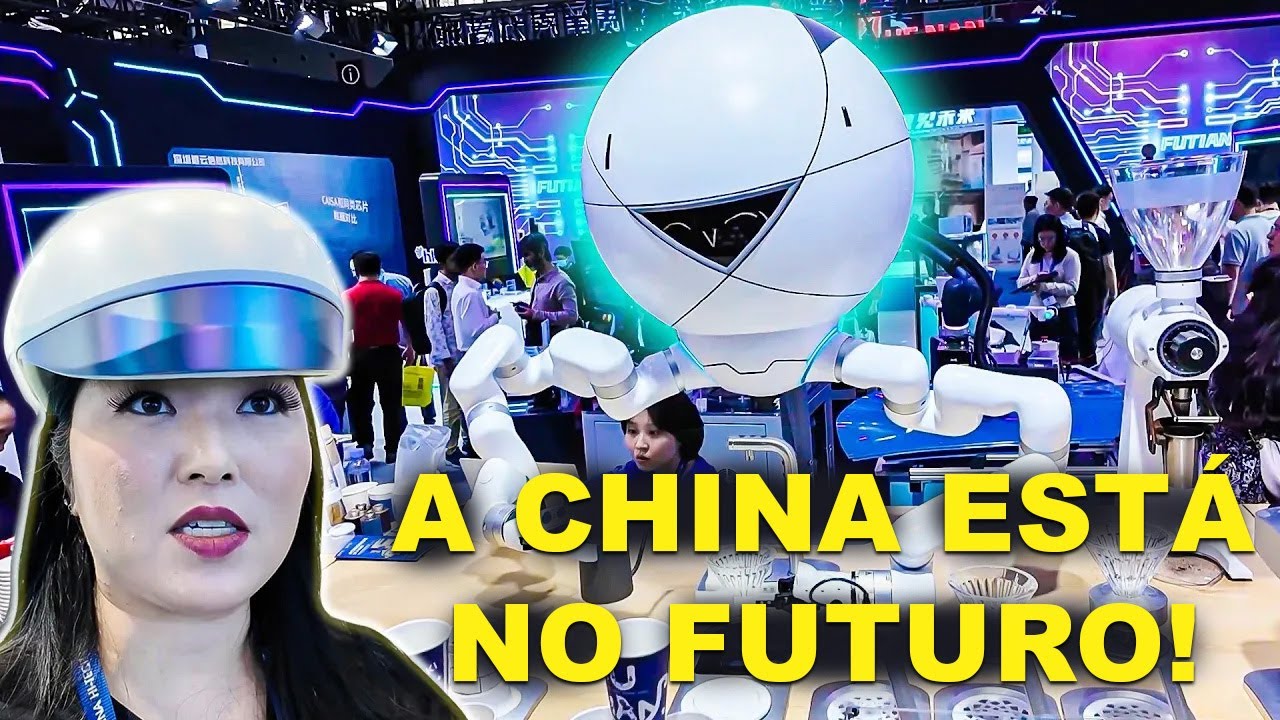 A China está em 2070! Feira de Alta tecnologia Shenzhen High tech fair