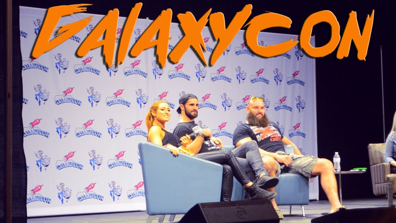 Becky Lynch, Seth Rollins, Braun Strowman WWE Panel - Galaxycon 2019