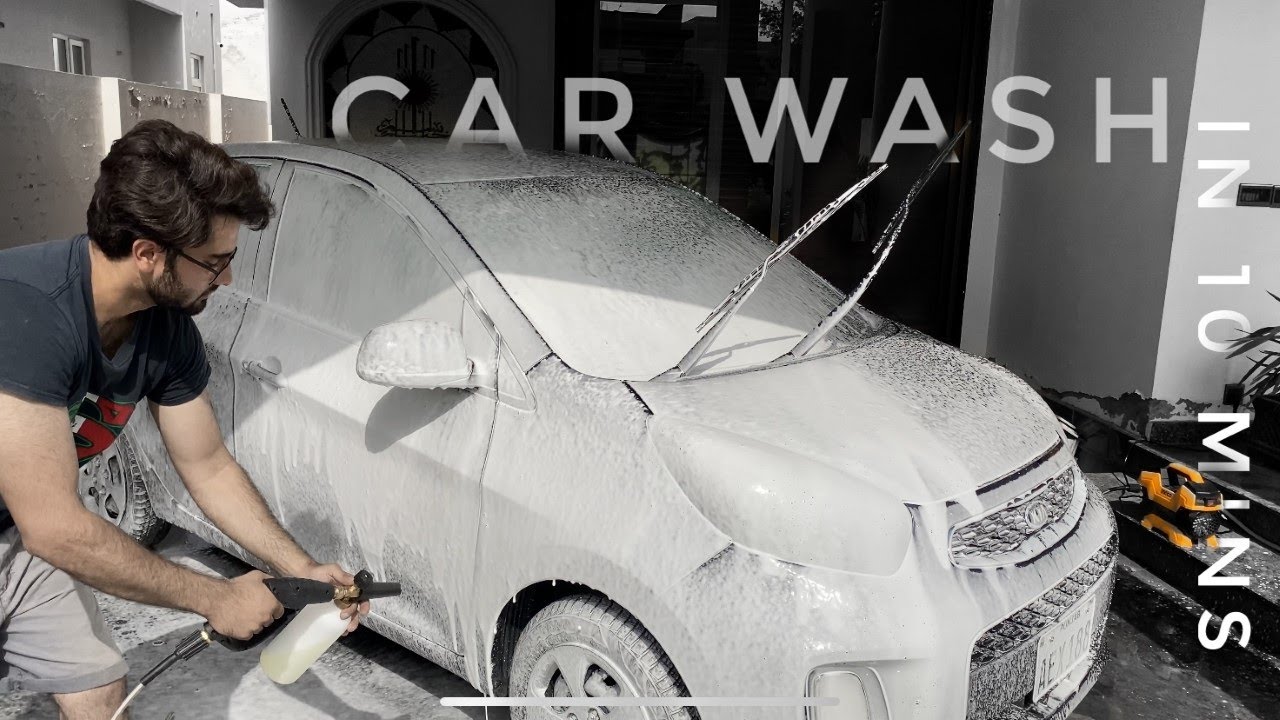 HOW TO WASH YOUR CAR IN 10 MINUTES AT HOME!!! | CAR WASH | KIA PICANTO