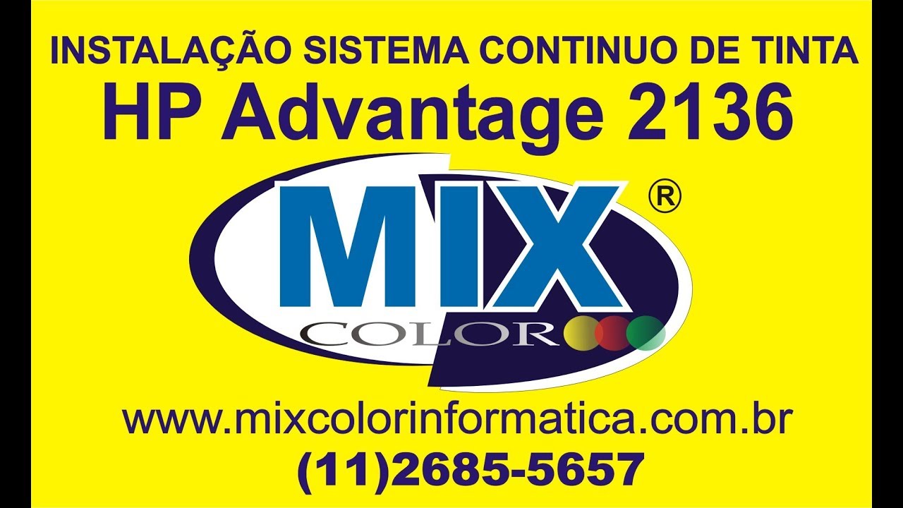 INSTALAÇÃO COMPLETA BULK INK HP ADV 2136 2135