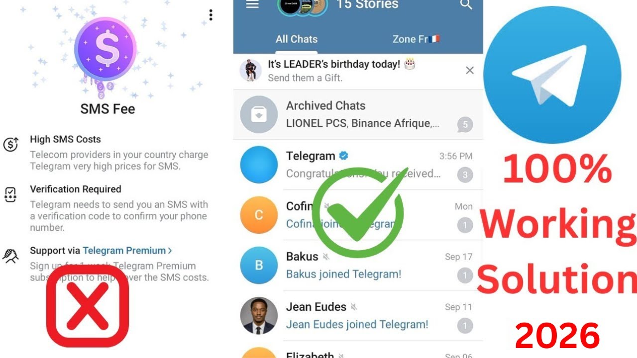 How To Fix Telegram SMS Fee Login Problem 2026 | How To Solve Telegram Login Problem 2026