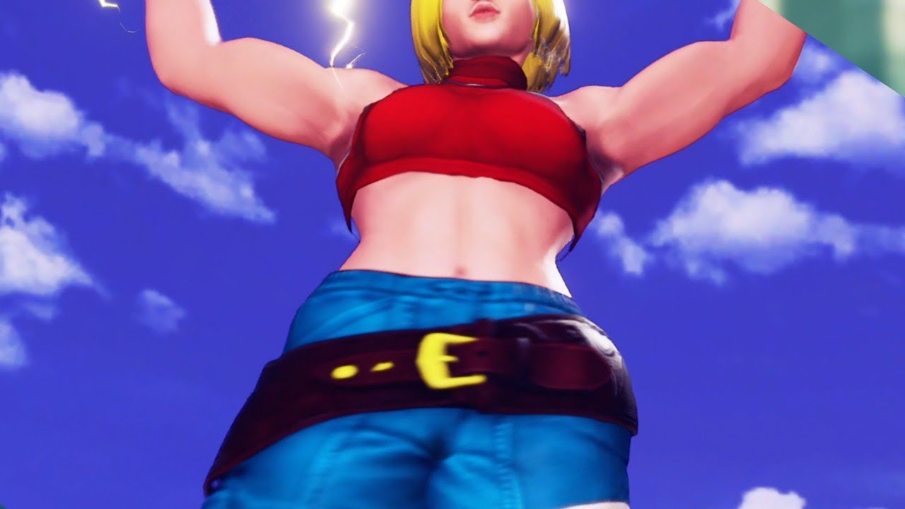 LAURA (Blue Mary) vs LUKE (Battle Outfit 1) - CPU vs CPU - Street Fighter V Champion Edition MOD