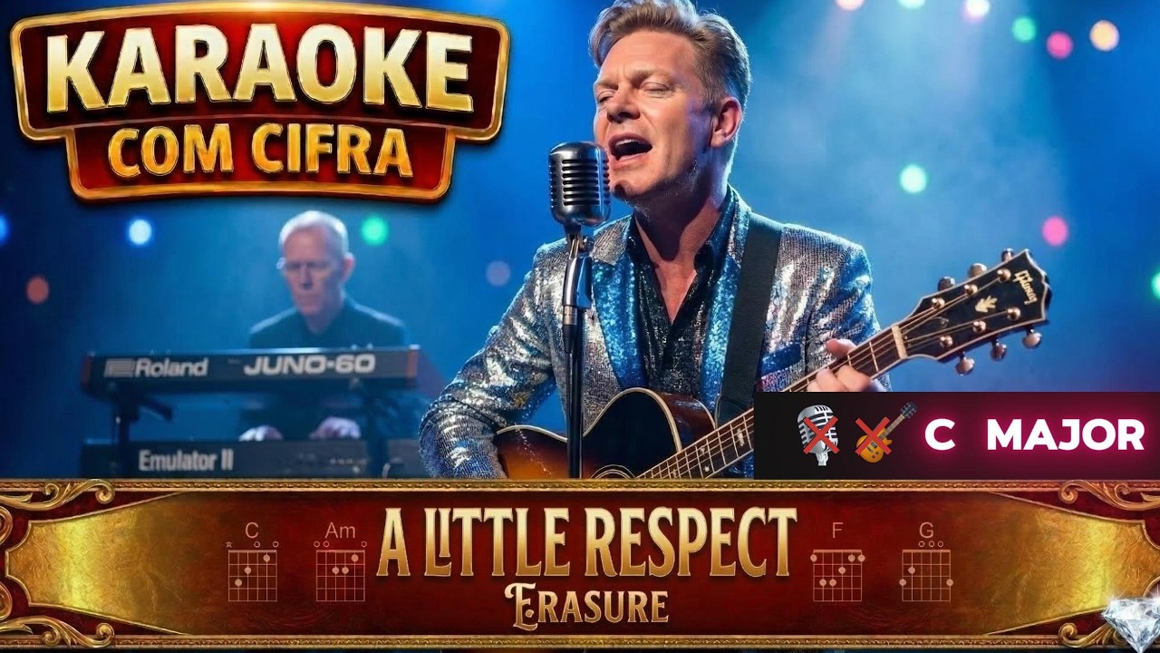 Karaoke with Chords - A Little Respect (Erasure) - Backing track no vocals and no guitar
