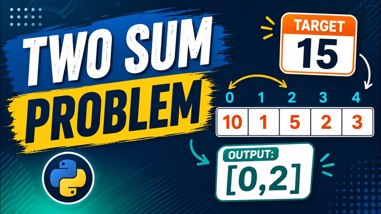 Two Sum Problem | Python Tutorials | Interview Questions