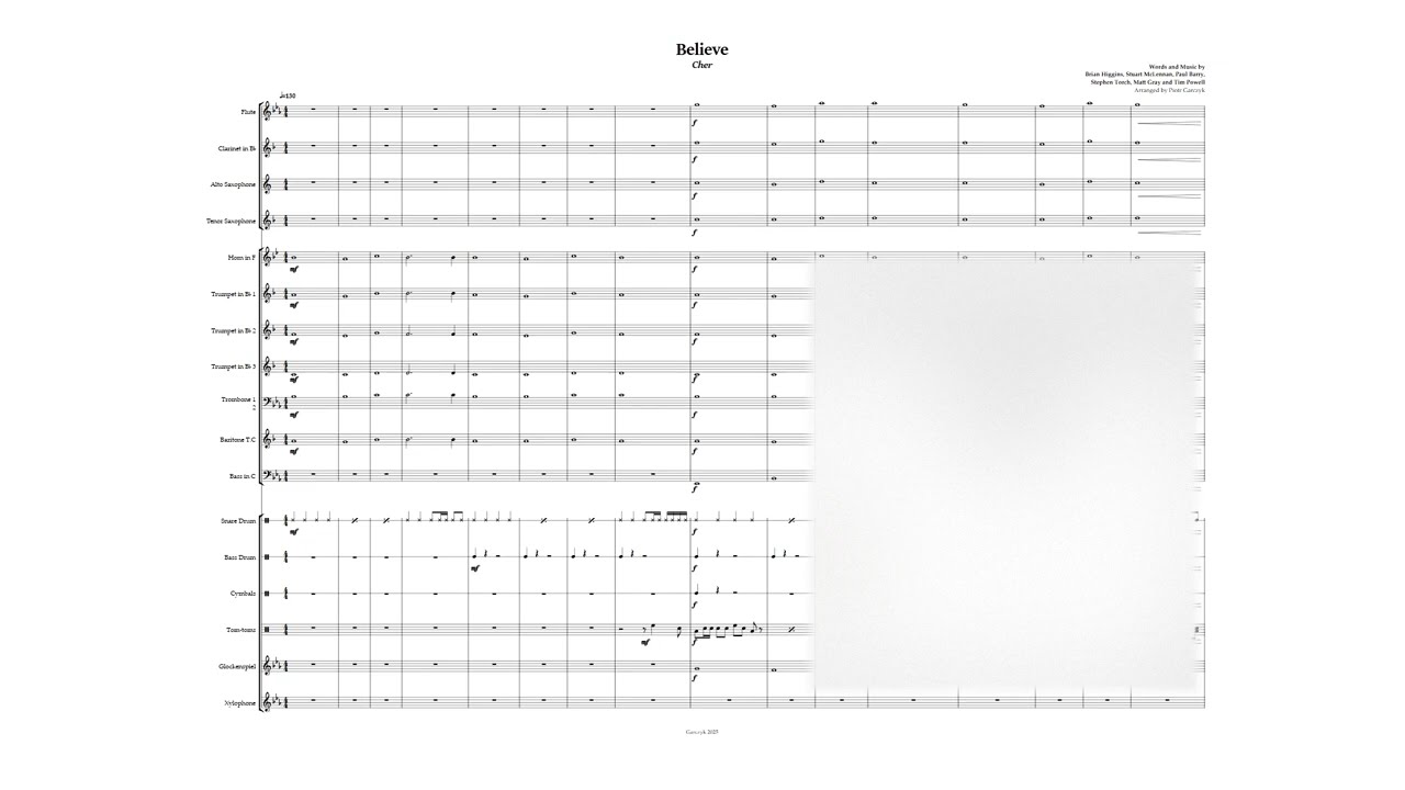 Believe – Cher | Marching Band Version