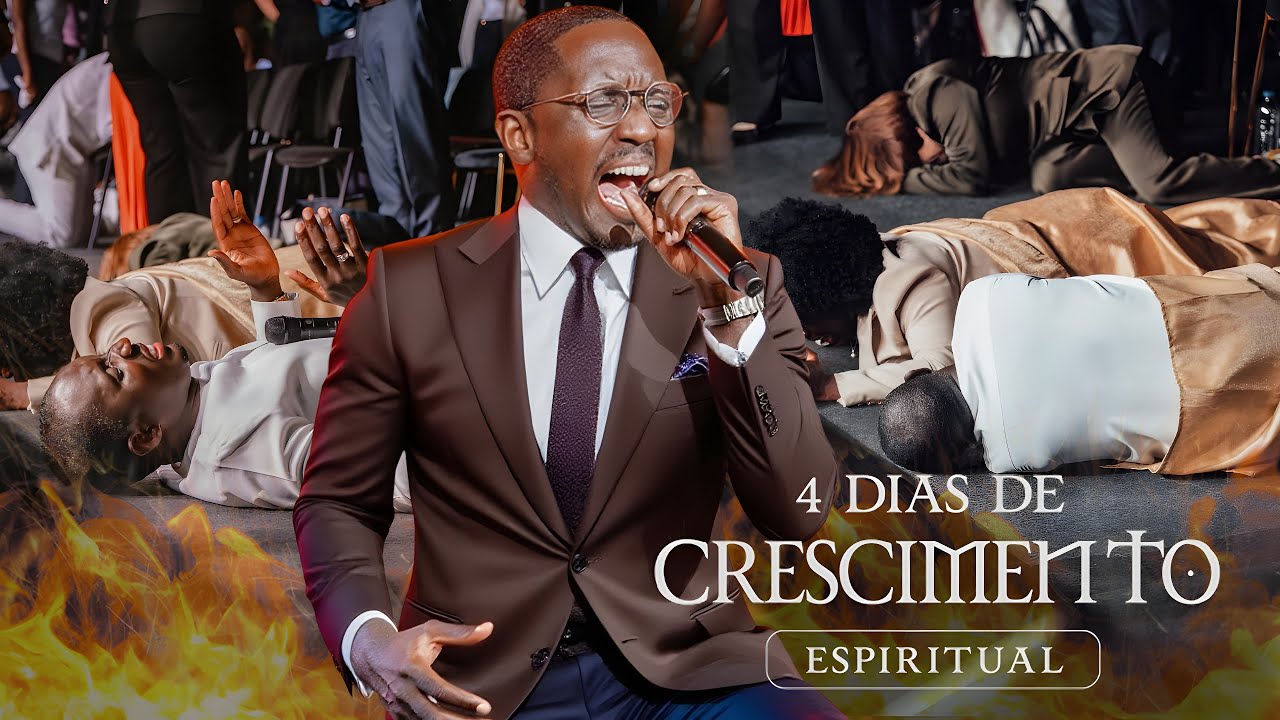 A unção foi tão forte que pessoas caíram ao chão. 4 Dias de Crescimento Espiritual Pr Edivaldo Simão