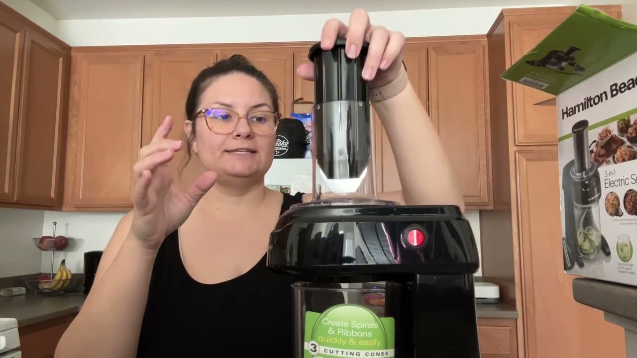 3-in-1 Electric Vegetable Spiralizer for Veggie Noodles