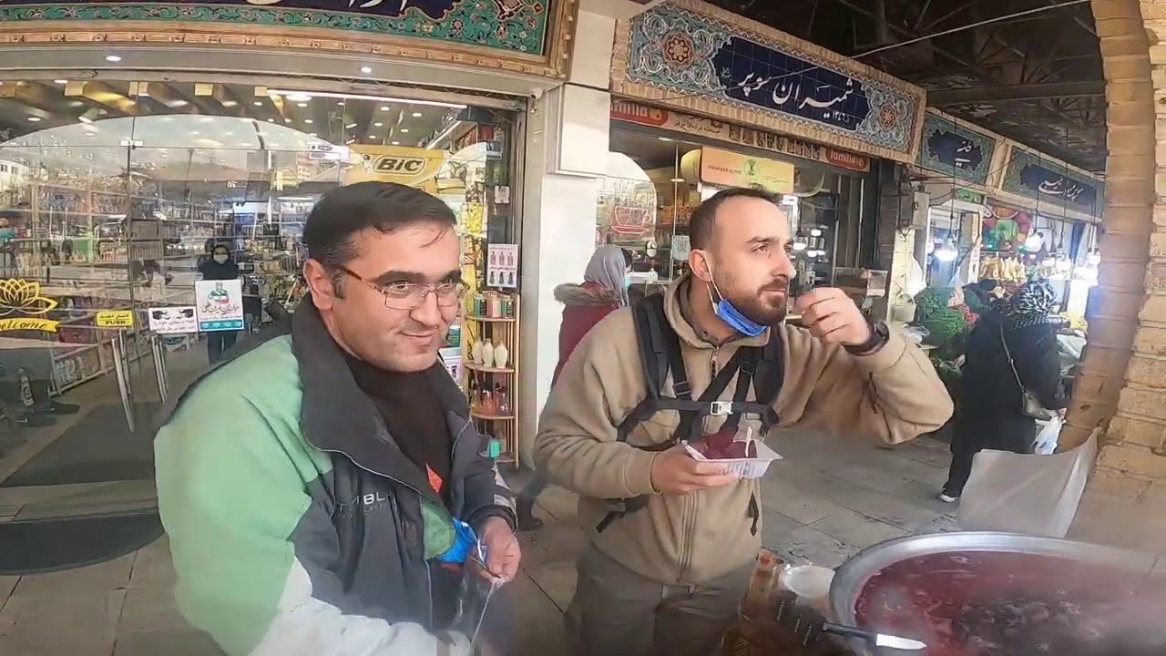 İran yemekleri! Safran 1000 dolar!  Tahran sokakların da İran yemeklerini deniyorum. #10