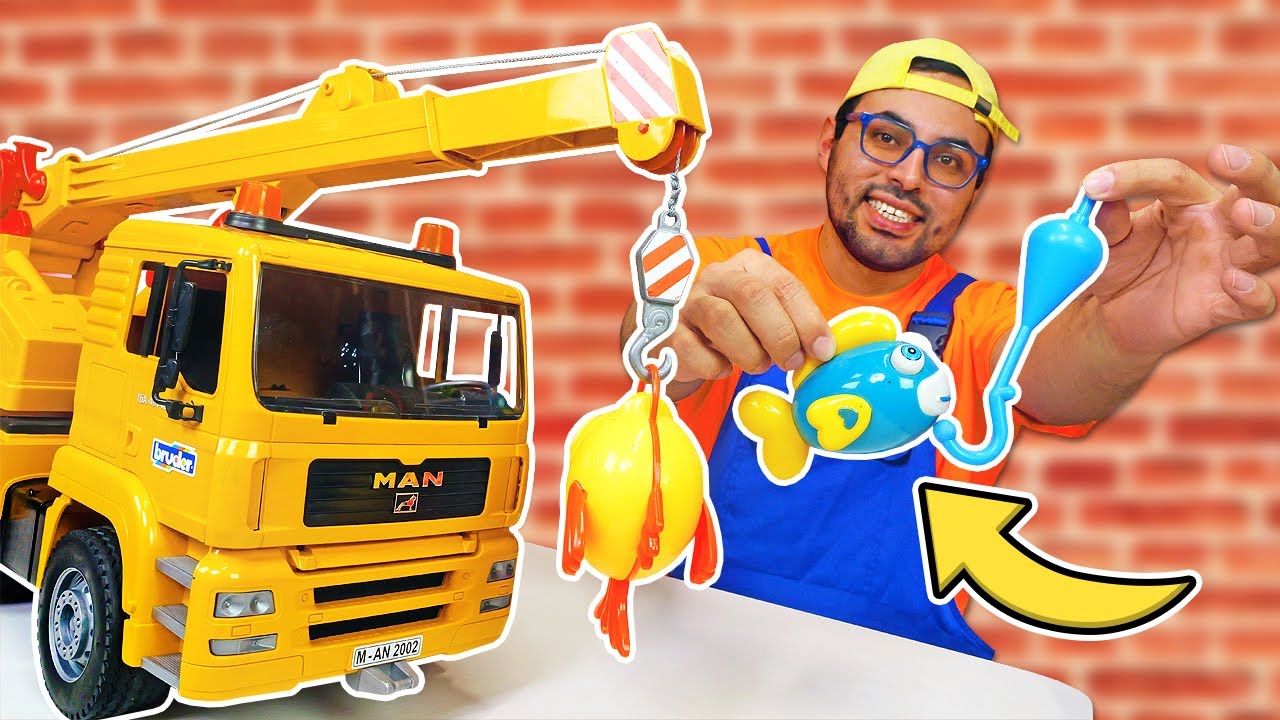 &iquest;Qu&eacute; ha pasado con el gancho de la gr&uacute;a? Videos de coches de juguete en &iexcl;Oh, se da&ntilde;&oacute;!