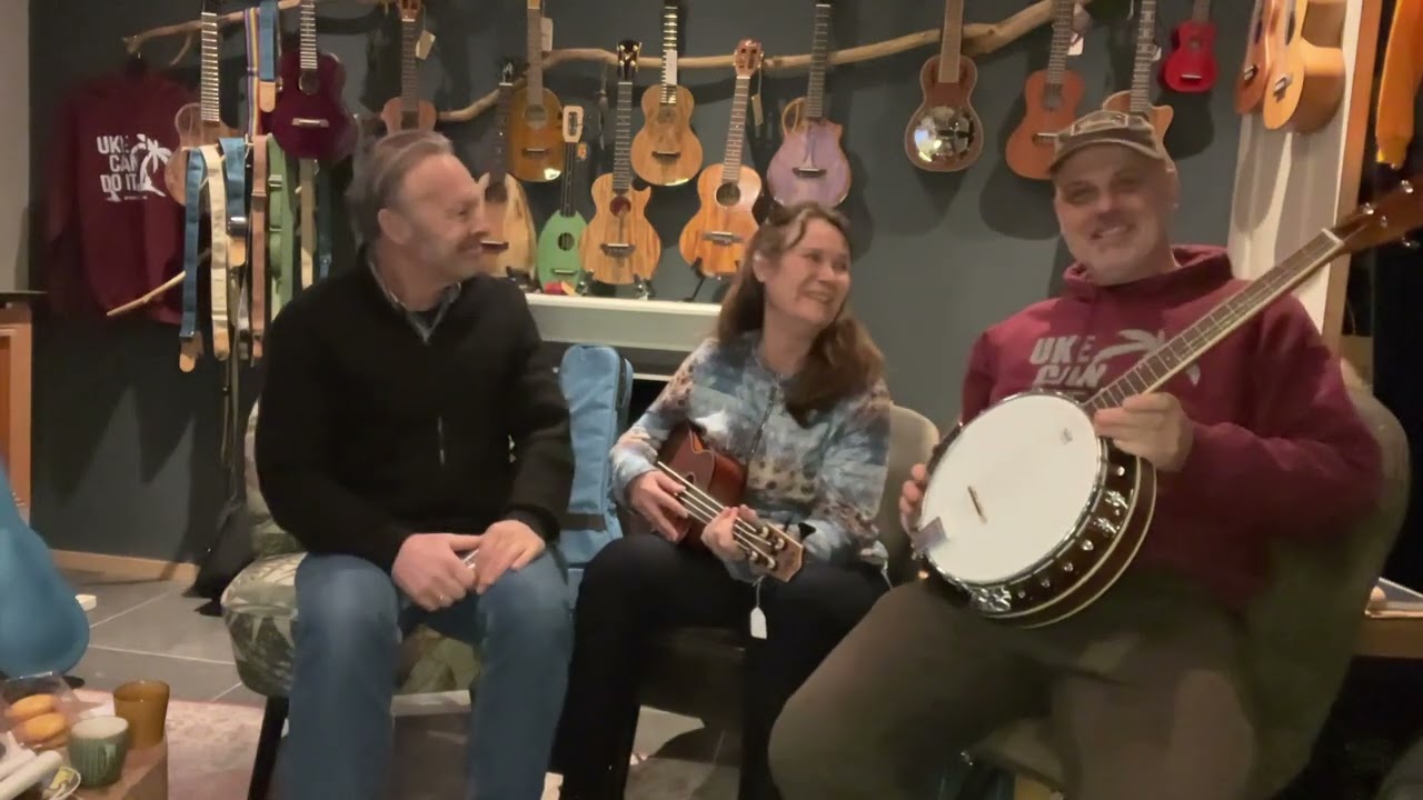 banjolele blues in G, blues harp and Kala Ubass