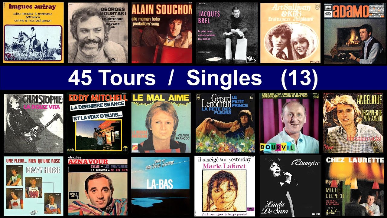 45 Tours / Singles (13) - Medley Chansons Françaises (20 Titres). Modifiée