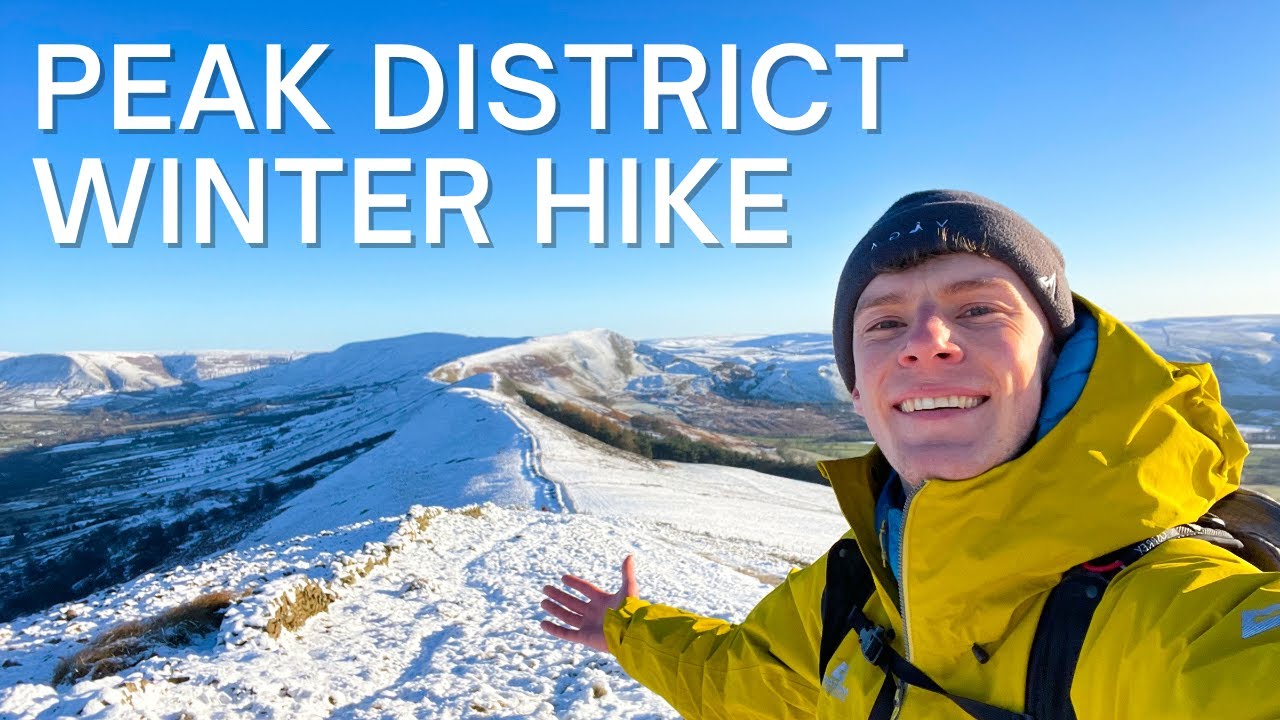 Solo Winter Hike - Peak District - Mam Tor, Great Ridge & Kinder Scout