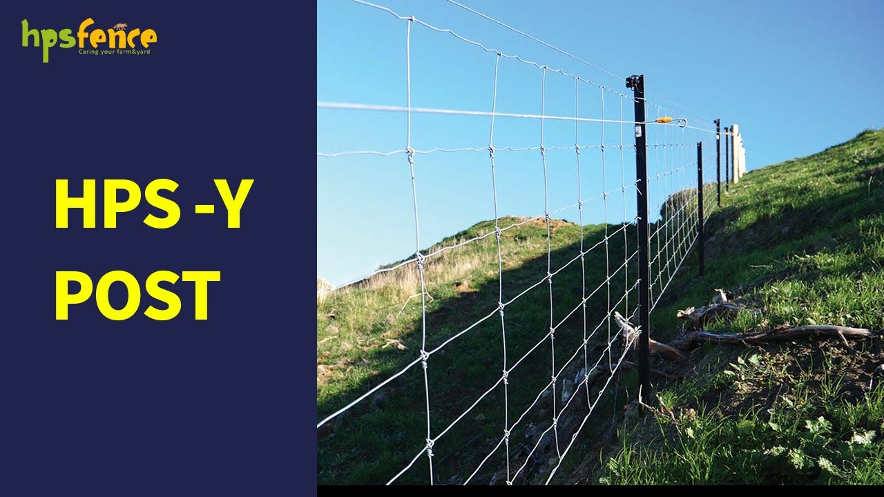HPS-Y Post Details And Installation For Garden Fence,Vineyard Fence,Field Fence
