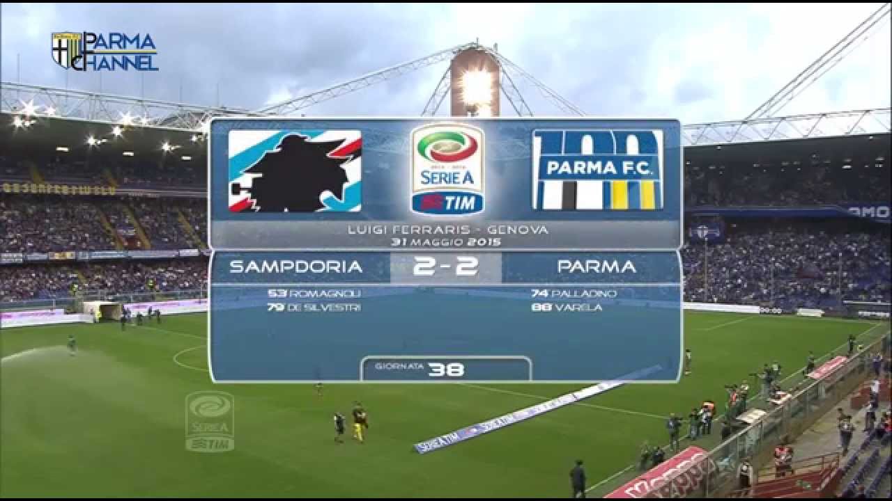 Sampdoria Parma 2-2 high lights