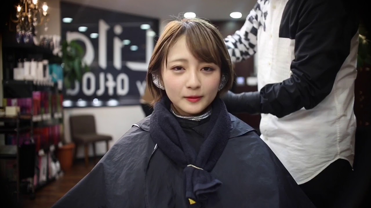 こばしり。【ショートカット】ヘアカラーするよ！新色フォギーアッシュバイオレットだよね。①レイラバイアフロート 中島直樹