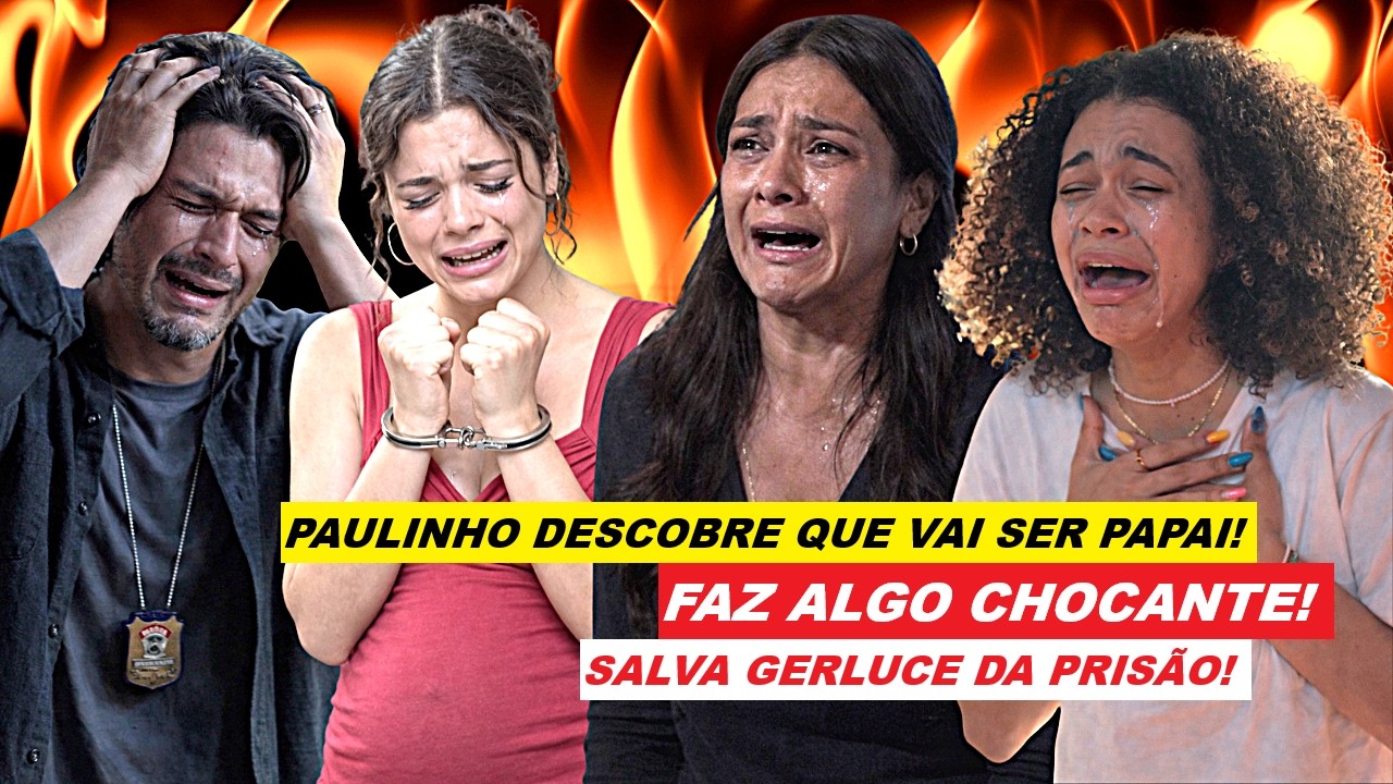 TRÊS GRAÇAS - GÊRLUCE DESCOBRE GRAVIDEZ APÓS SER PRESA E PAULINHO FAZ ALGO CHOCANTE PARA SALVÁ-LA!