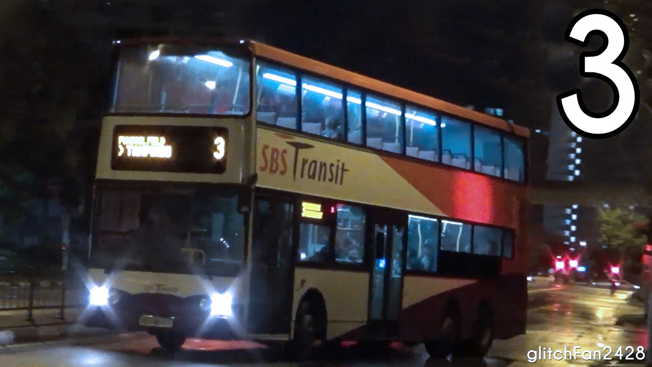 [SBST] (Retired) Debut - SBS9811T on Service 3 - Volvo B10TL Super Olympian Volgren