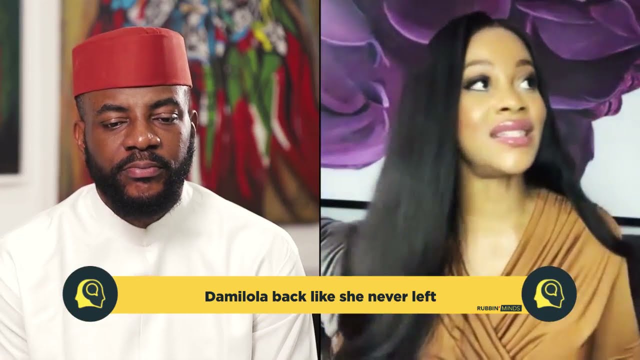 Actor Damilola Adegbite sits with Ebuka |  #RubbinMinds