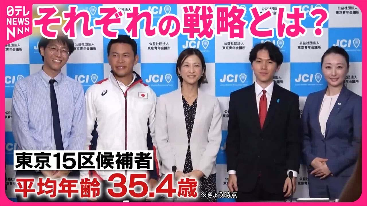 【投開票まで1週間】若い世代の戦い  平均35.4歳…それぞれの選挙戦『バンキシャ！』