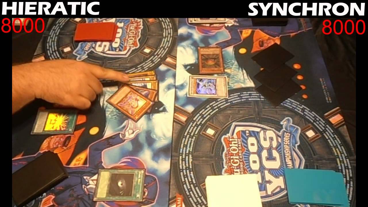 Yugioh Duel: Hieratic vs Synchron - Round 1