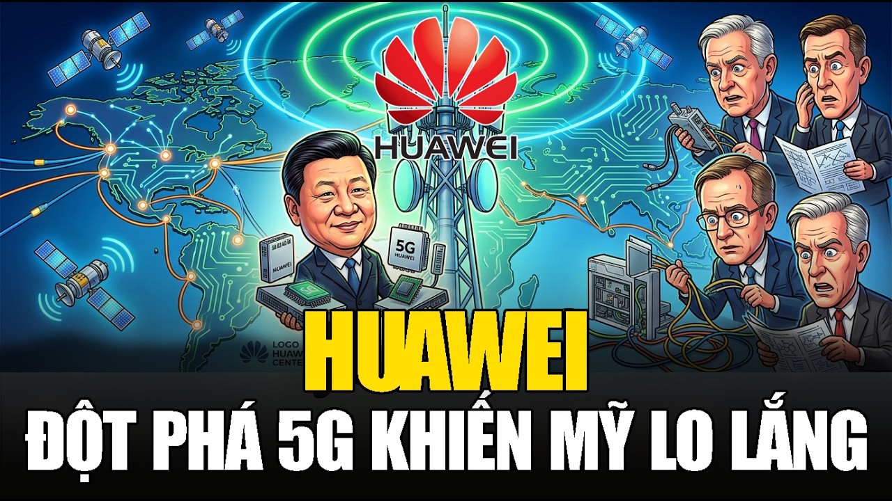 Tại sao HUAWEI vượt mặt Mỹ trong 5G?