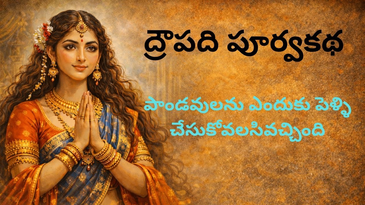 ద్రౌపది పూర్వకథ #MahabharataStories #HinduMythology#SanatanaDharma #DevotionalVideo #IndianMythology