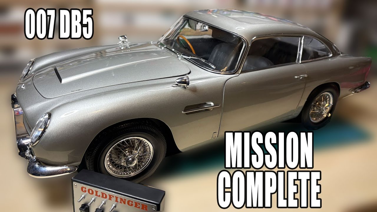 Финальный пакет 12: завершение сборки Aston Martin DB5 Джеймса Бонда 007 | Agora Models Build Finale