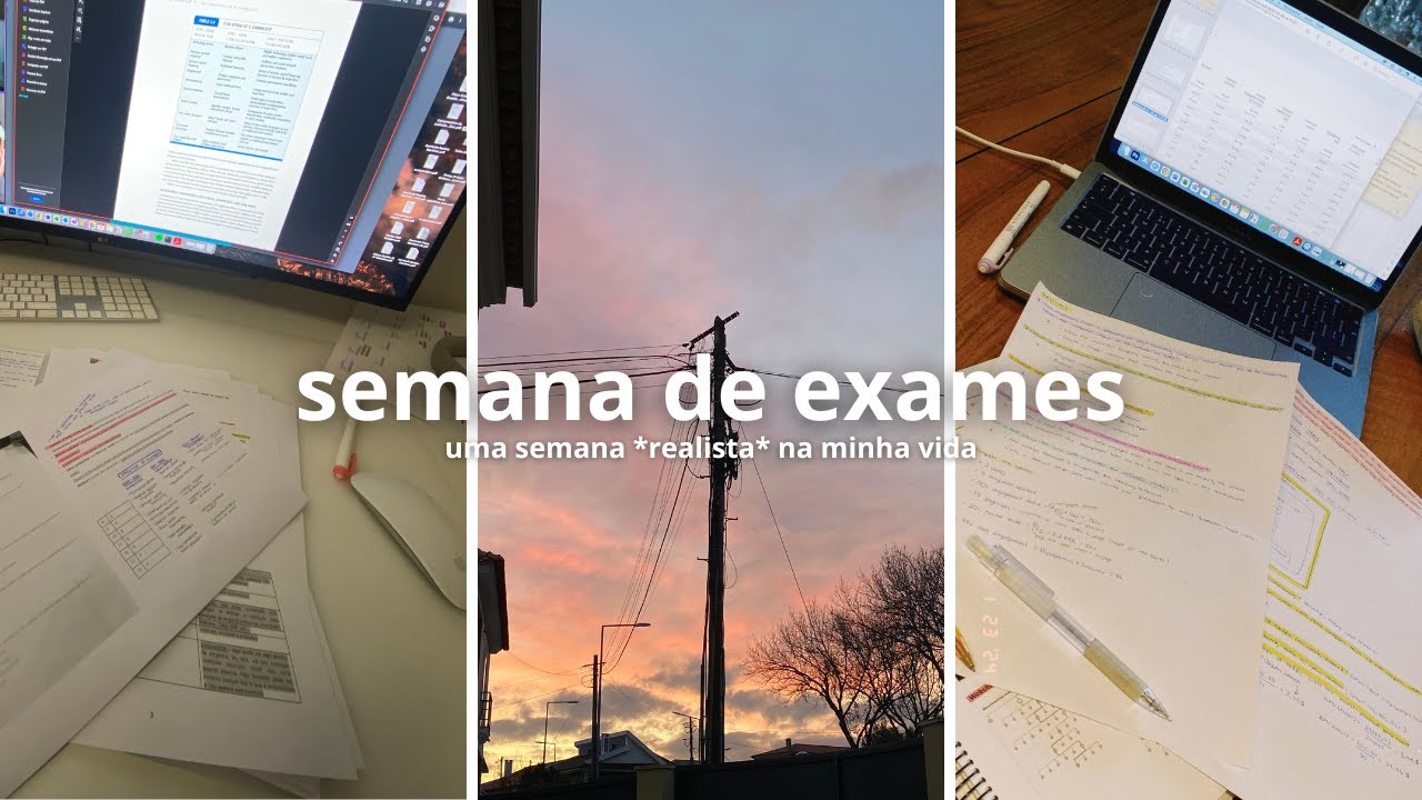 exam season motivation | uma semana na minha vida em exames *realista* | BEATRIZ MARTINEZ