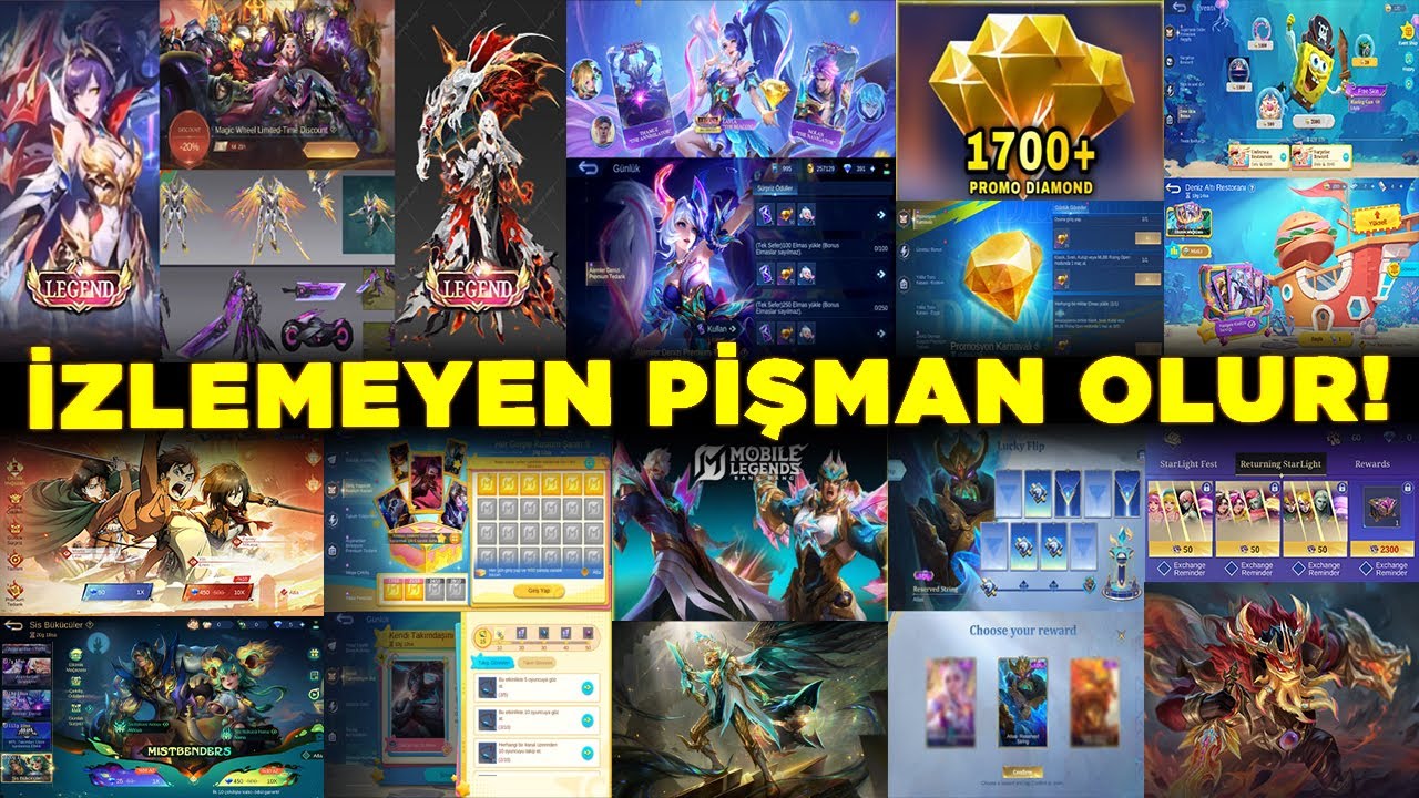 YENİ LEGEND STARLIGHT AOT MISBENDERS NEXUS SEA PROMO M7 SUNGERBOB COLLECTOR YENİ ETKİNLİKLER VE DAHA