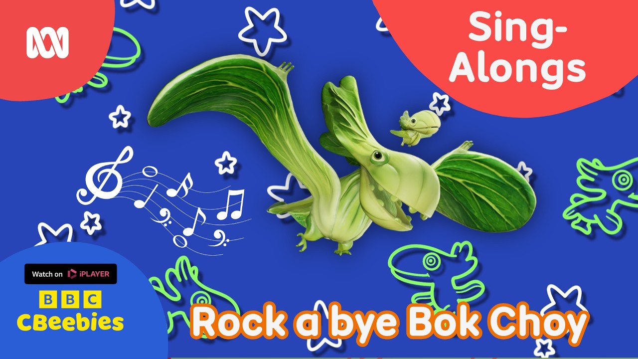 Vegesaurs: Rock a bye Bok Choy Song 🎤🎶 | Fun Kids Sing along | CBeebies