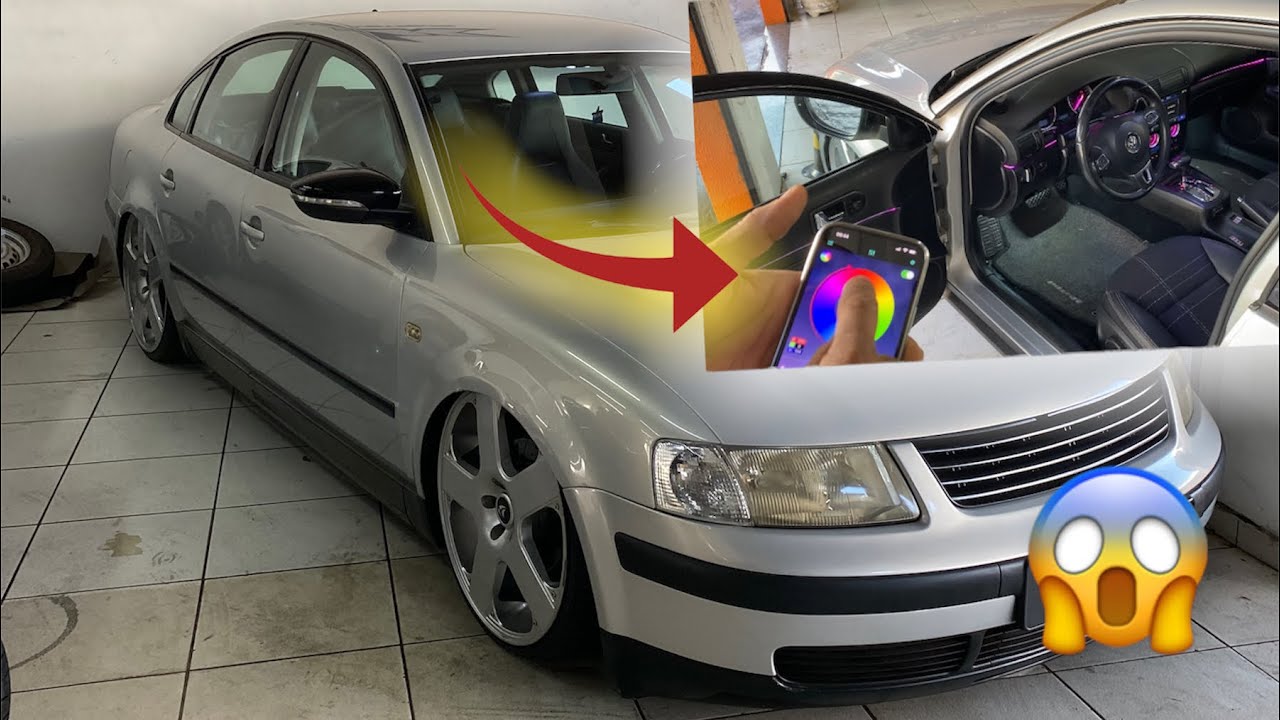 PASSAT ARO 20 COM INTERNA COM LED QUE MUDA DE COR 😱@mkeletricsystems8172